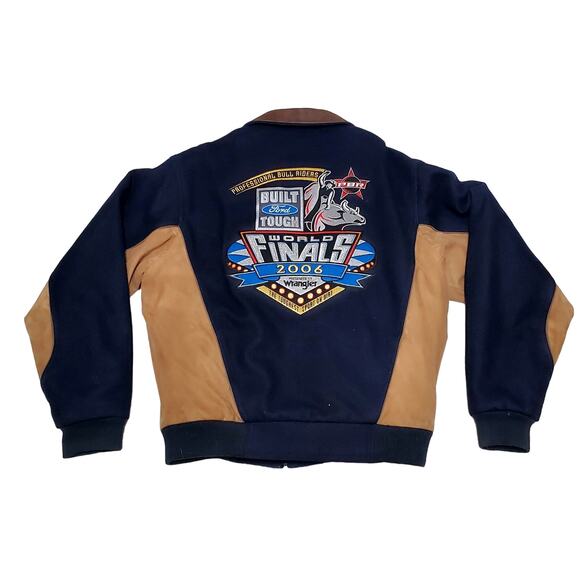 Cripple Creek 2006 PBR Professional Bull Riders Rodeo World Finals Wool Jacket L - Picture 4 of 12